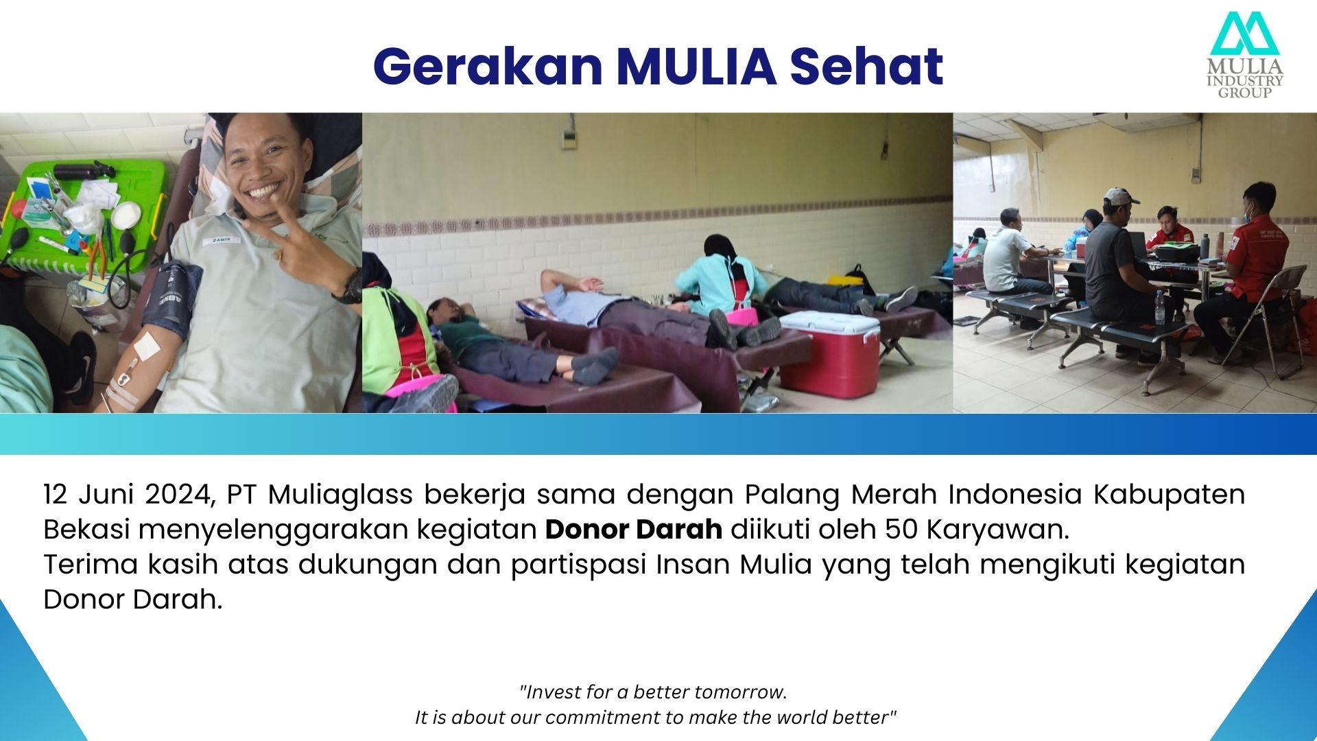 Gerakan MULIA Sehat: Donor Darah